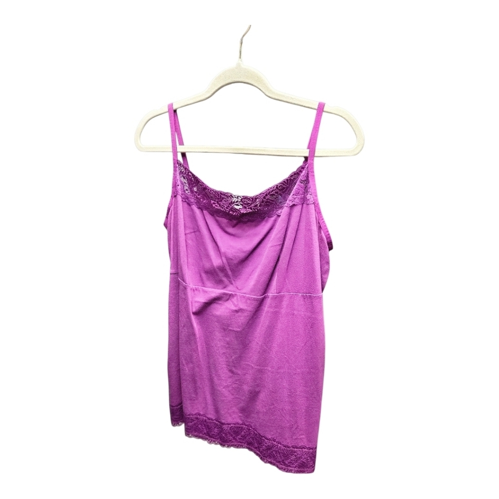 Purple Lace Trim Camisole